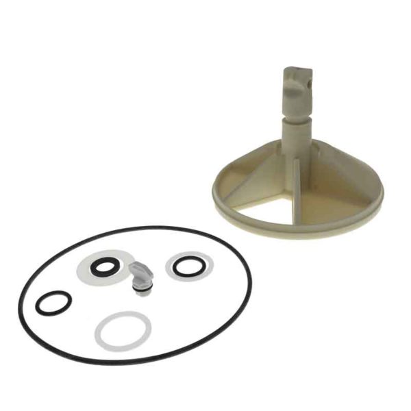 Kit d'étanchéité Praher complet avec tige de clé pour vanne 6 voies 2" nouvelle version tige de clé blanche