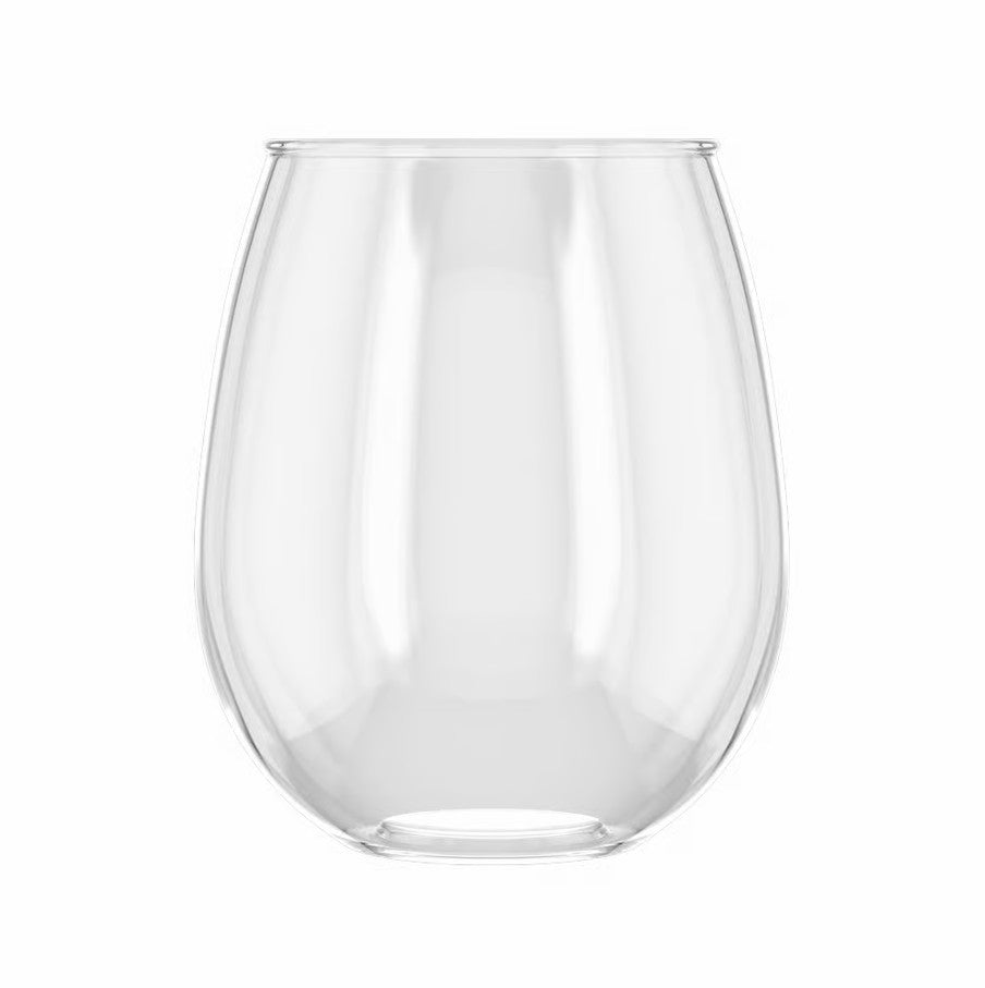Robinet en verre avec gobelet en plastique. Fabriqué en copolyester Tritan (sans BPA). (Lot de 4)