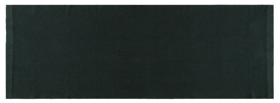 Rento Bankhanddoek 60 x 160 cm Zwart / Donkergroen