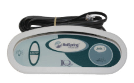 HotSpring Spa Highlife AUX PANEL, 3-BUTTON TEAL 00-03 #71904