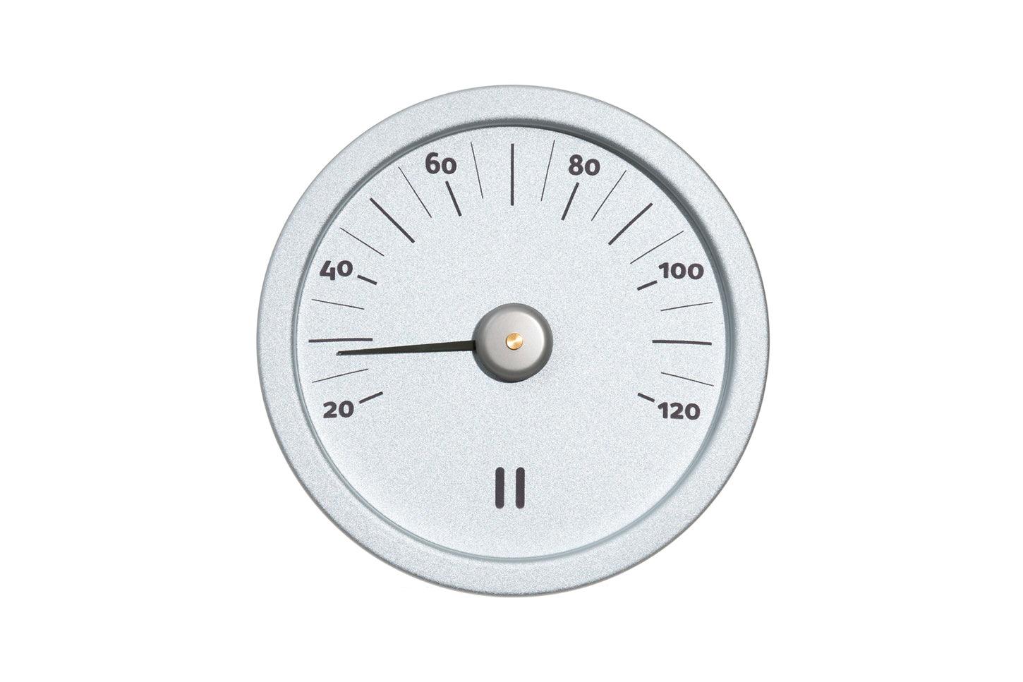 Rento sauna thermometer aluminium