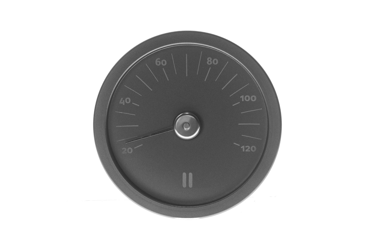 Thermomètre de sauna Rento en aluminium Champagne