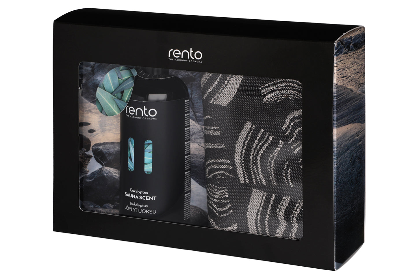 Rento Sauna GiftBox Eucalyptus & Seat Covers