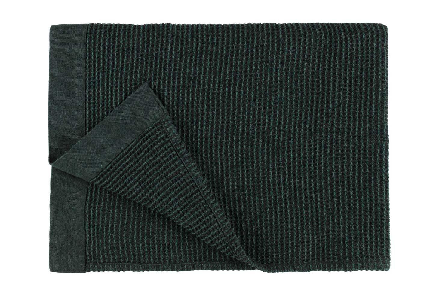 Reno saunabank handdoek donker groen