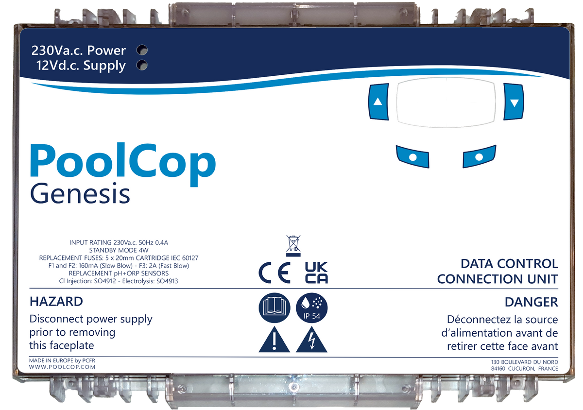PoolCop Frontplaat DCCU Genesis