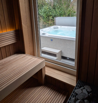 Auroom Maatwerk Sauna en HotSpring Highlife Grandee te Wevershoof