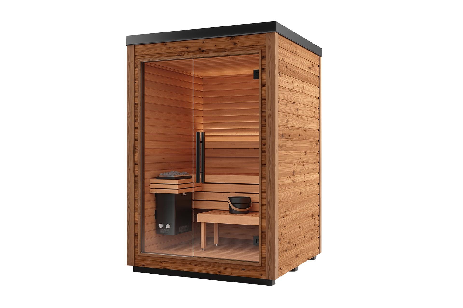 Auroom mira S natural buitensauna met kachel