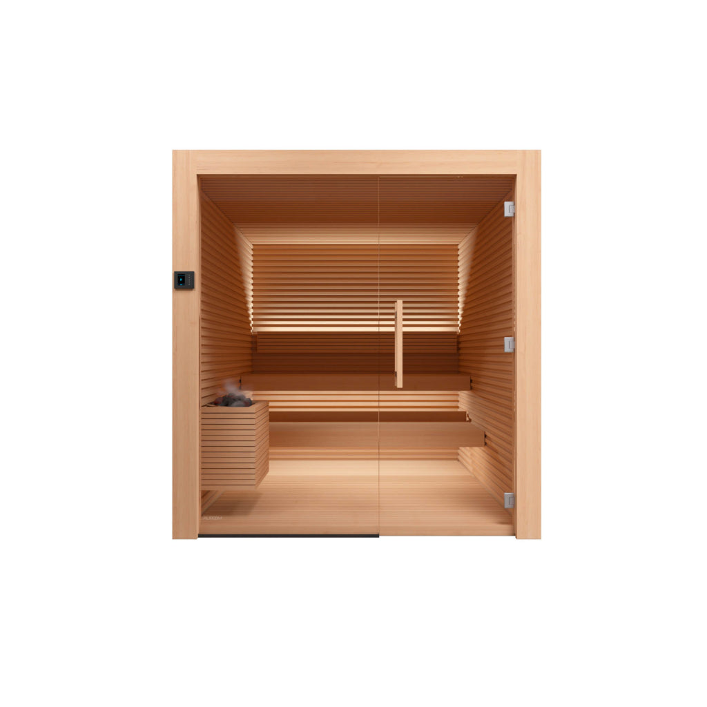 Auroom Design Sauna Libera Glas 200 x 200 cm (Aspen)