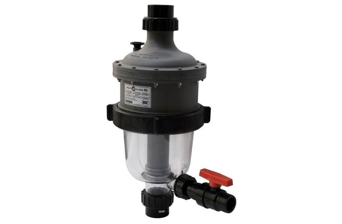 Multicyclone voorfilter voor patroonfilters