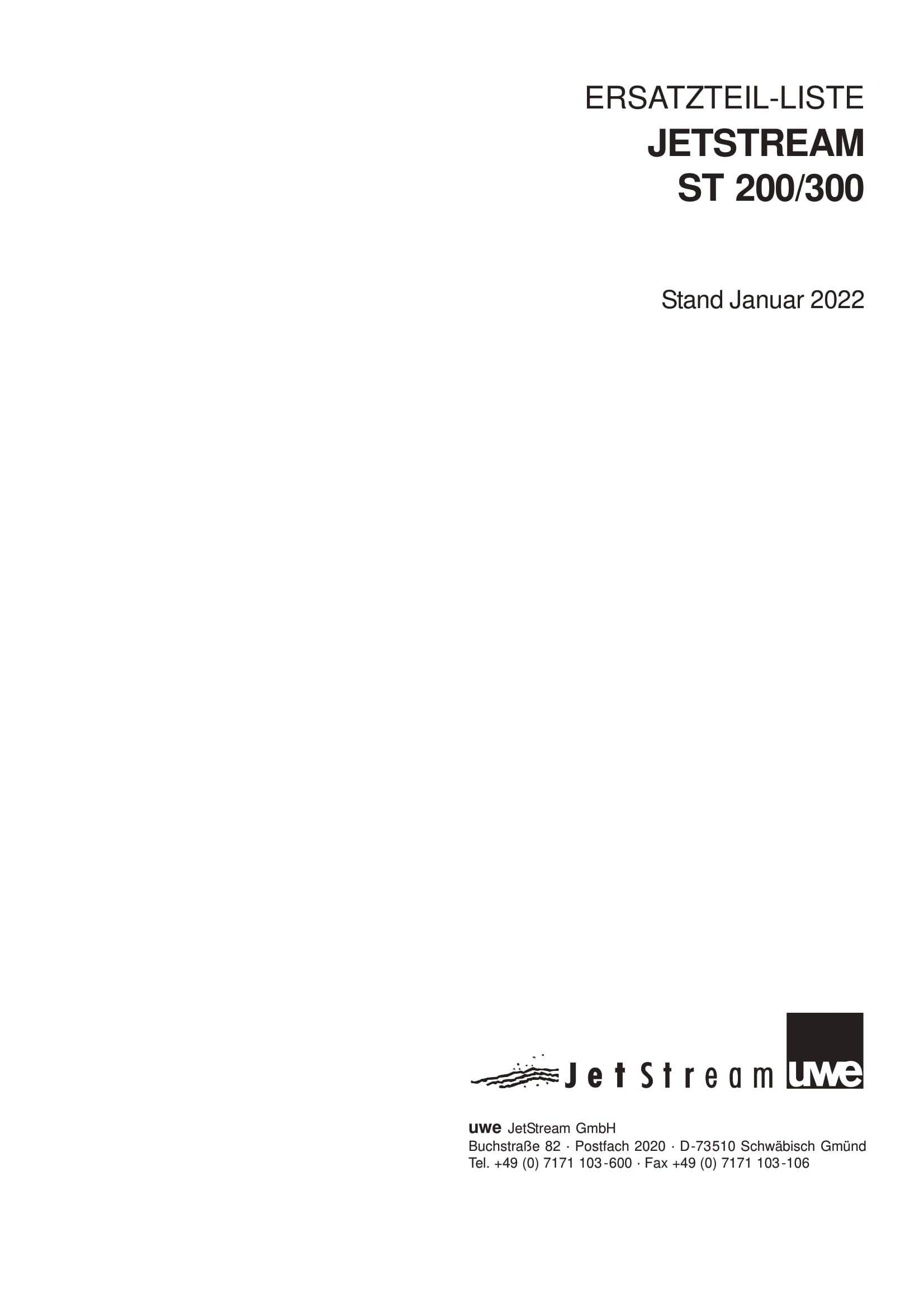Onderdelen UWE ST 200 en ST 300