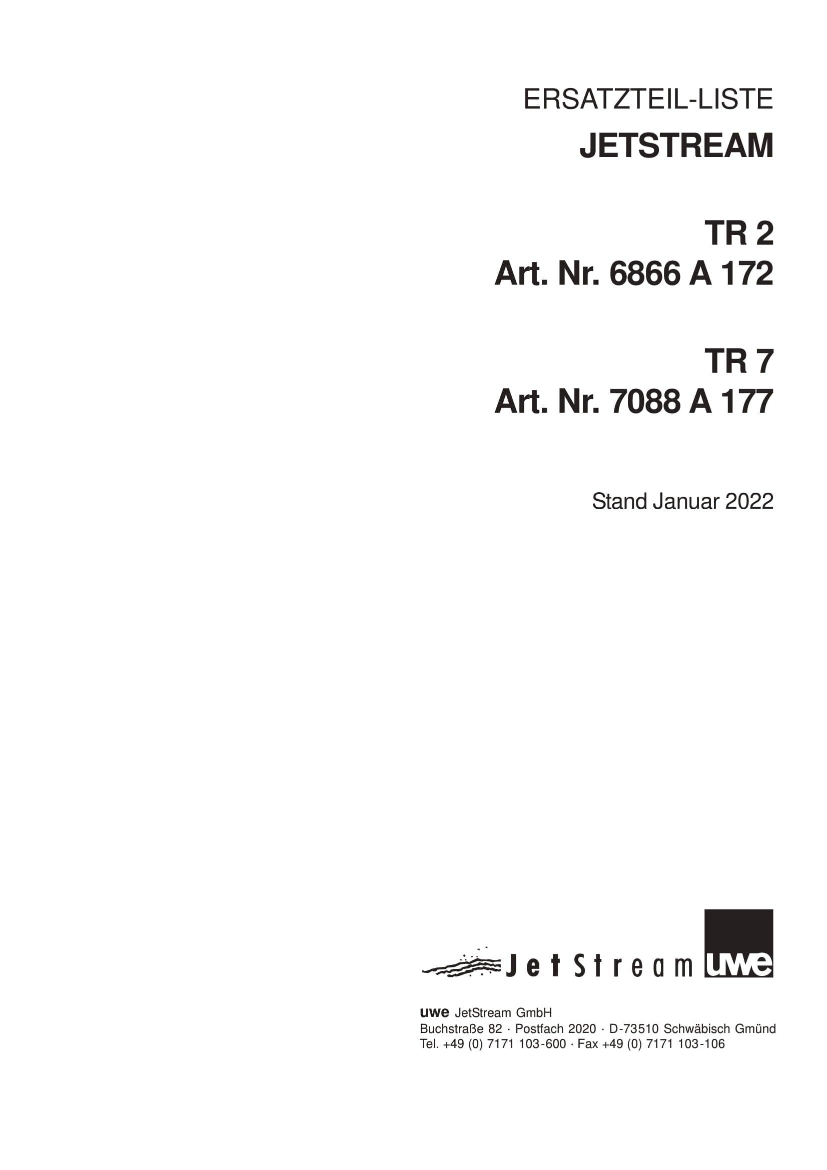 Onderdelen UWE TR 2 en TR 7