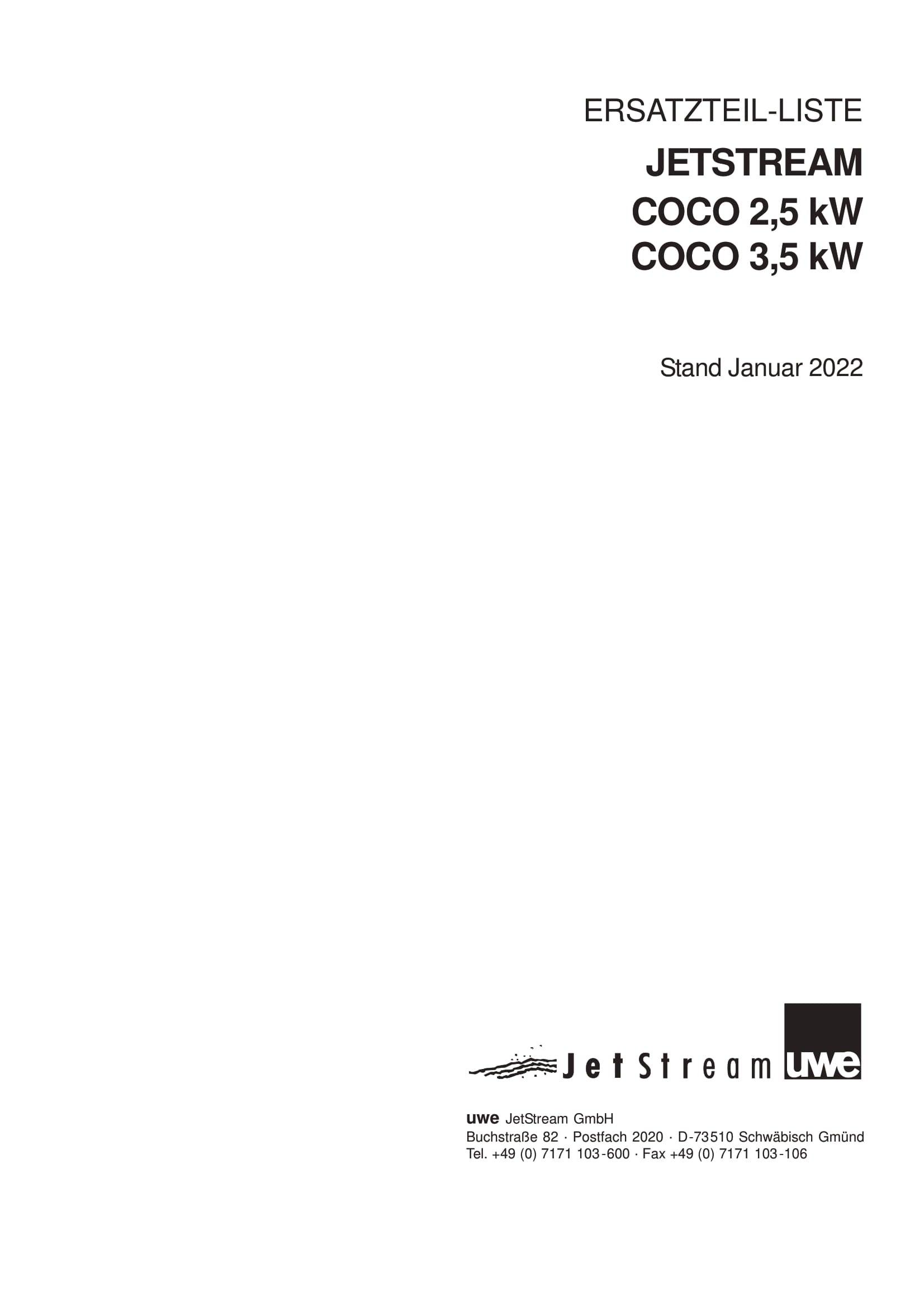 Onderdelen UWE coco