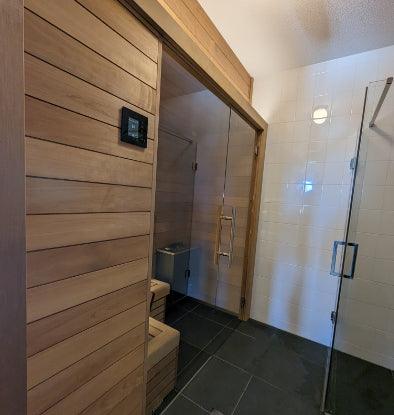 Sauna in een badkamer te leiden