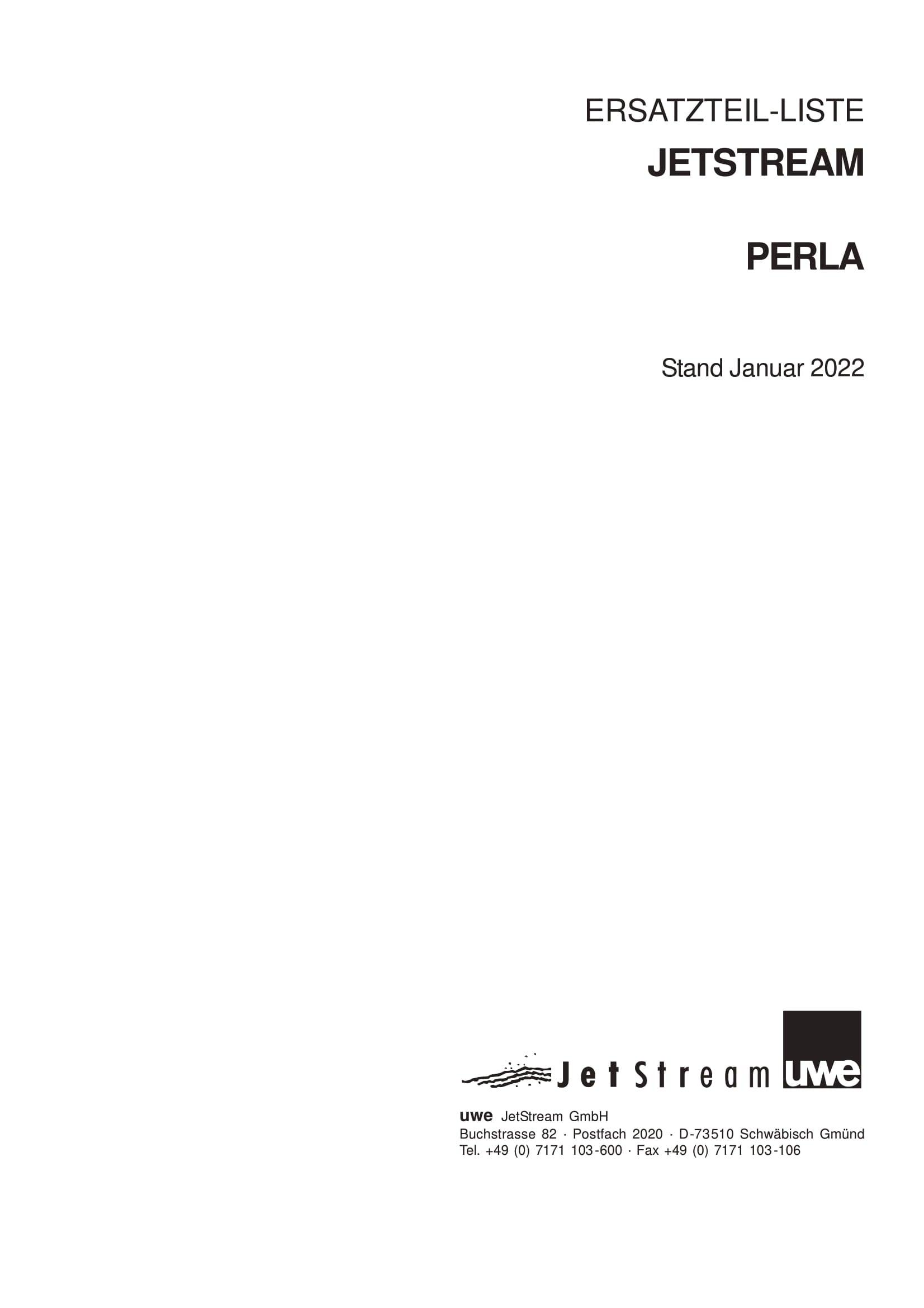 Onderdelen UWE perla