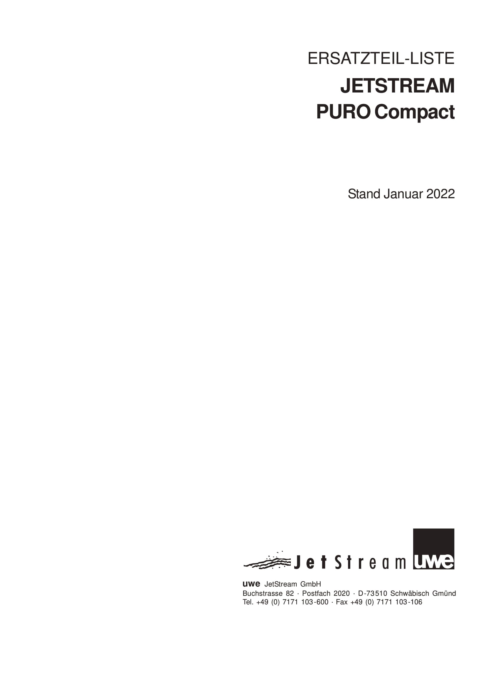 Onderdelen UWE Puro Compact