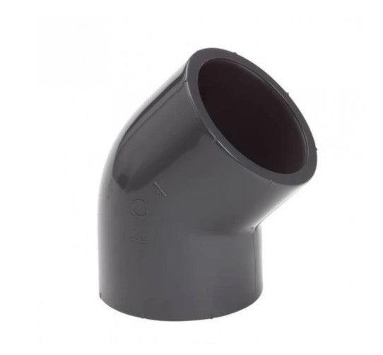 PVC knie 45 - 50 mm