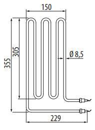 EOS saunakachel element