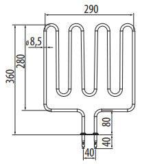 EOS saunakachel element