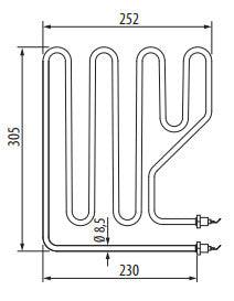 EOS saunakachel element