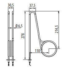 EOS saunakachel element verdamper