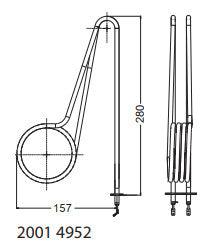 EOS saunakachel element verdamper