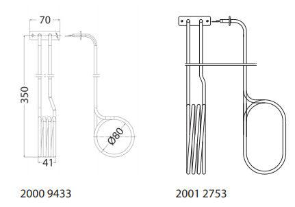 EOS saunakachel element verdamper