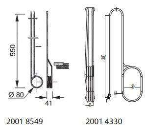 EOS saunakachel element verdamper