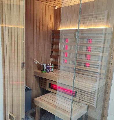 Combi sauna met infrarood te makkum