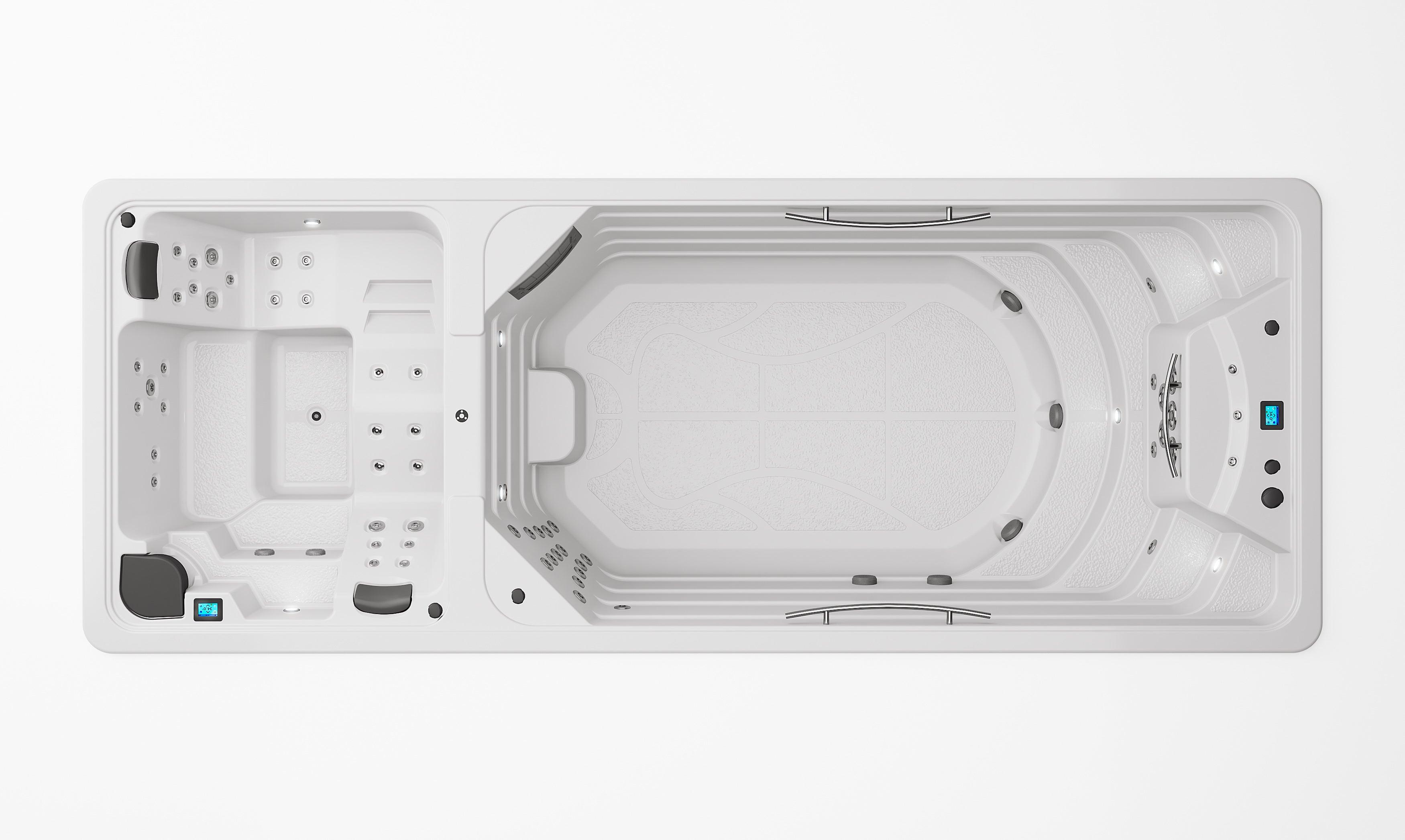 Aquavia swim spa duo white