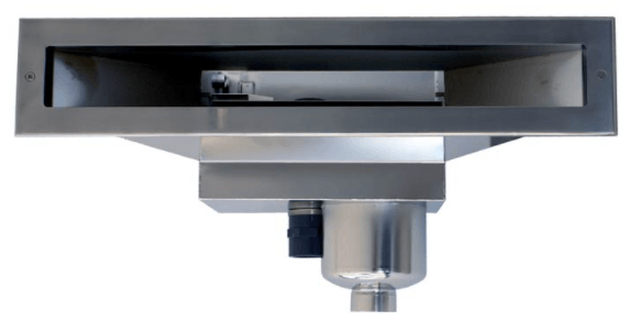 Skimmer Design B600 SLIM RVS voor betonbaden, Hoge waterstand