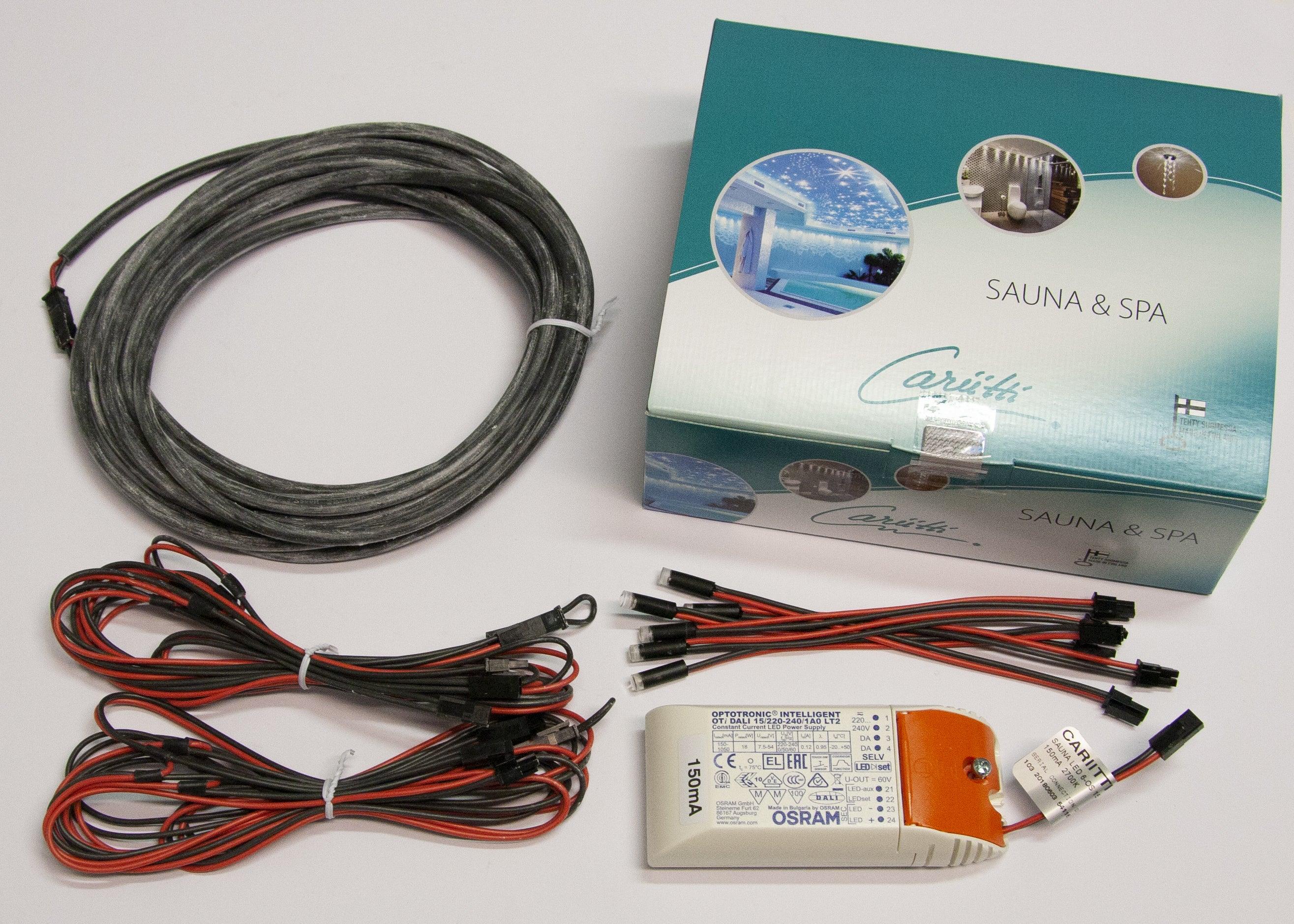 Cariitti sauna led set basis