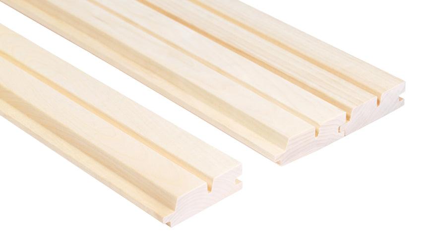 Sauna wand profiel aspen