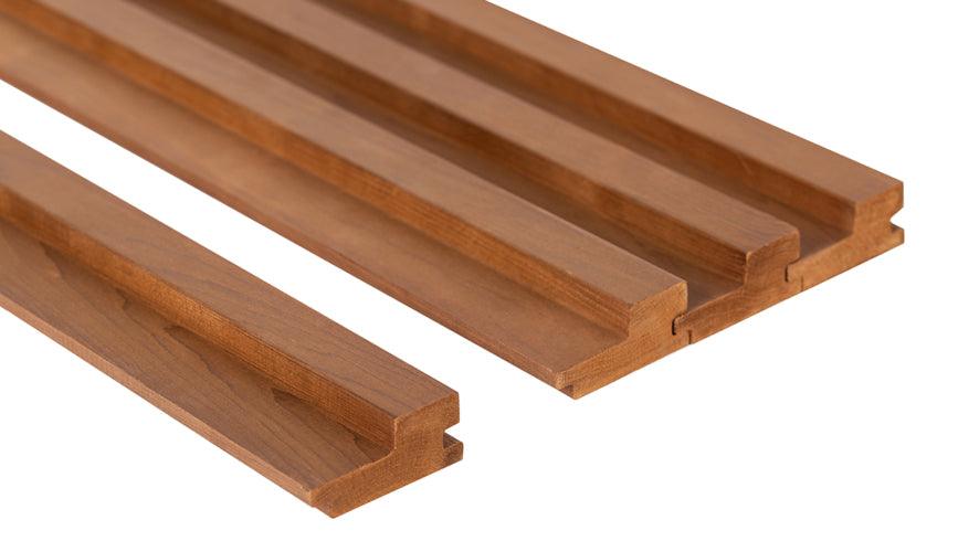Sauna wand dark thermo-alder