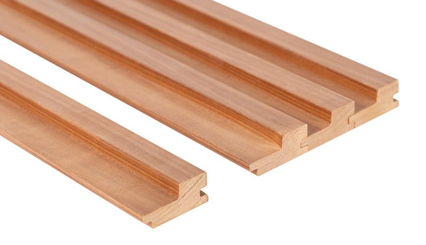 Sauna wand profiel thermo-aspen