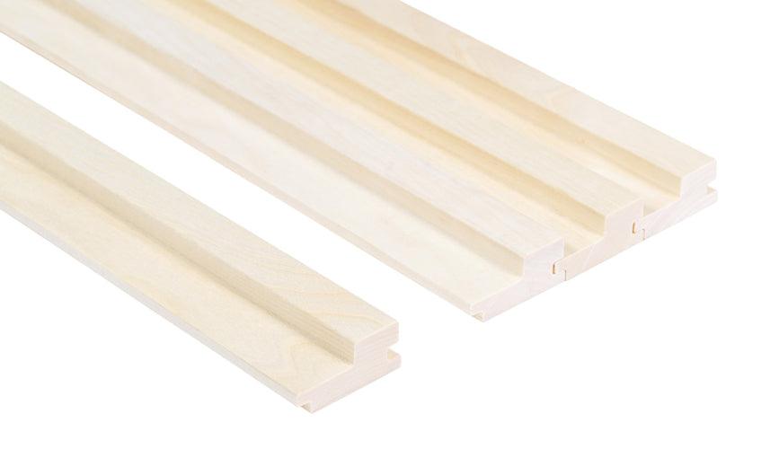 Sauna wand profiel aspen