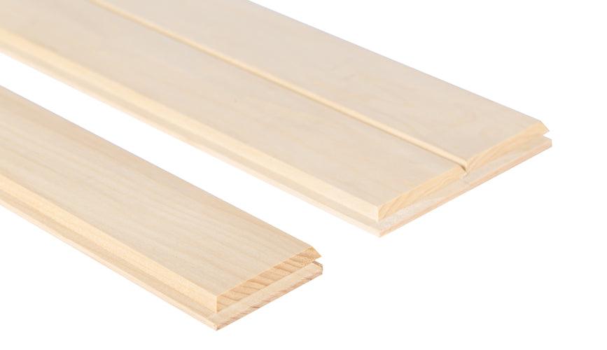 Sauna wand profiel aspen