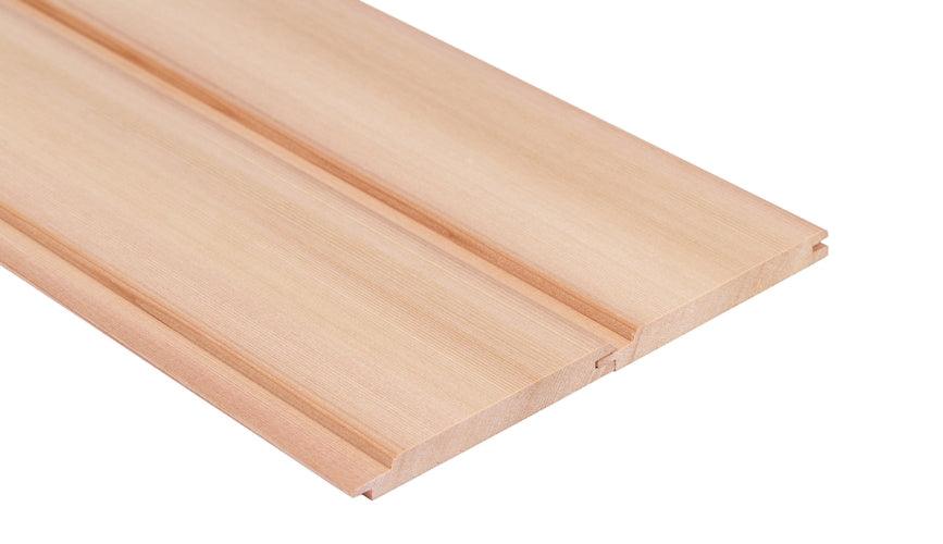 Sauna wand profiel cedar