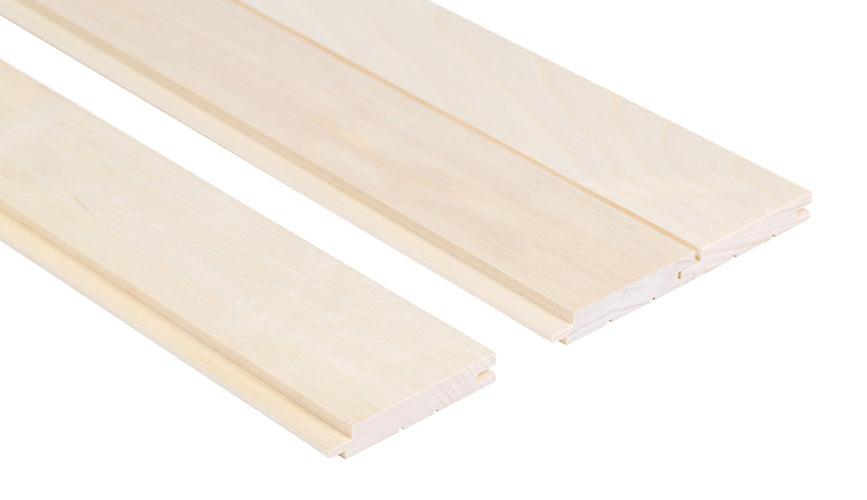 Sauna wand profiel aspen