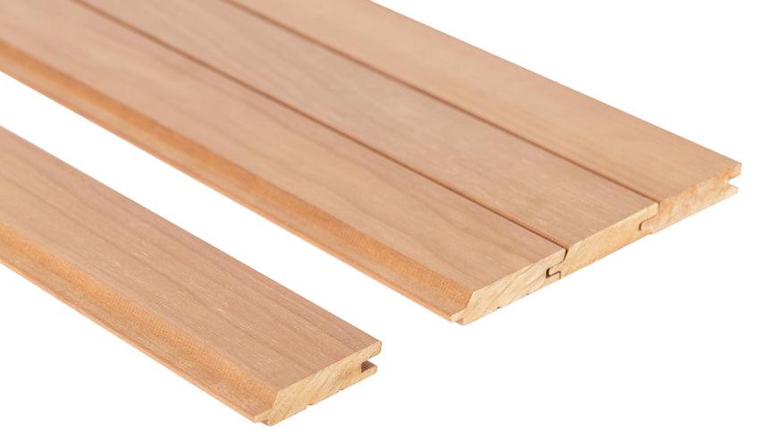 Sauna wand profiel viiva thermo-aspen