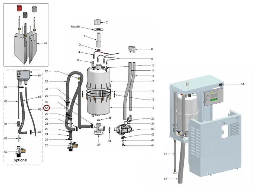 HygroMatik Double check valve #E-2604094