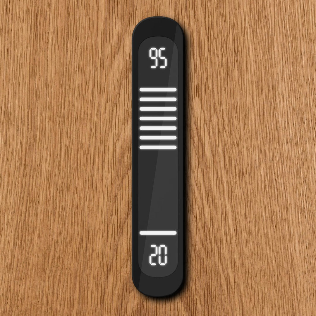 Flip Digitale Zandloper met weergave van de Temperatuur en Luchtvochtigheid