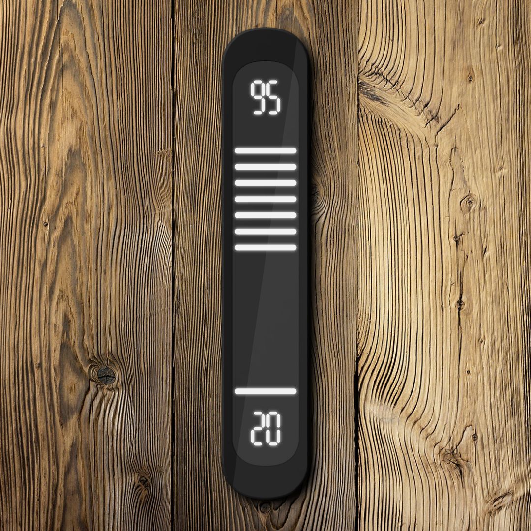 Flip Digitale Zandloper met weergave van de Temperatuur en Luchtvochtigheid