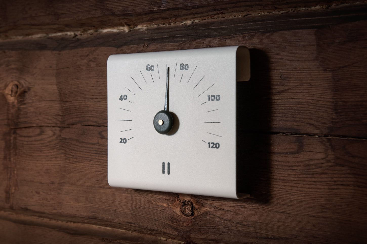 Rento Sauna Thermometer Aluminium Wit