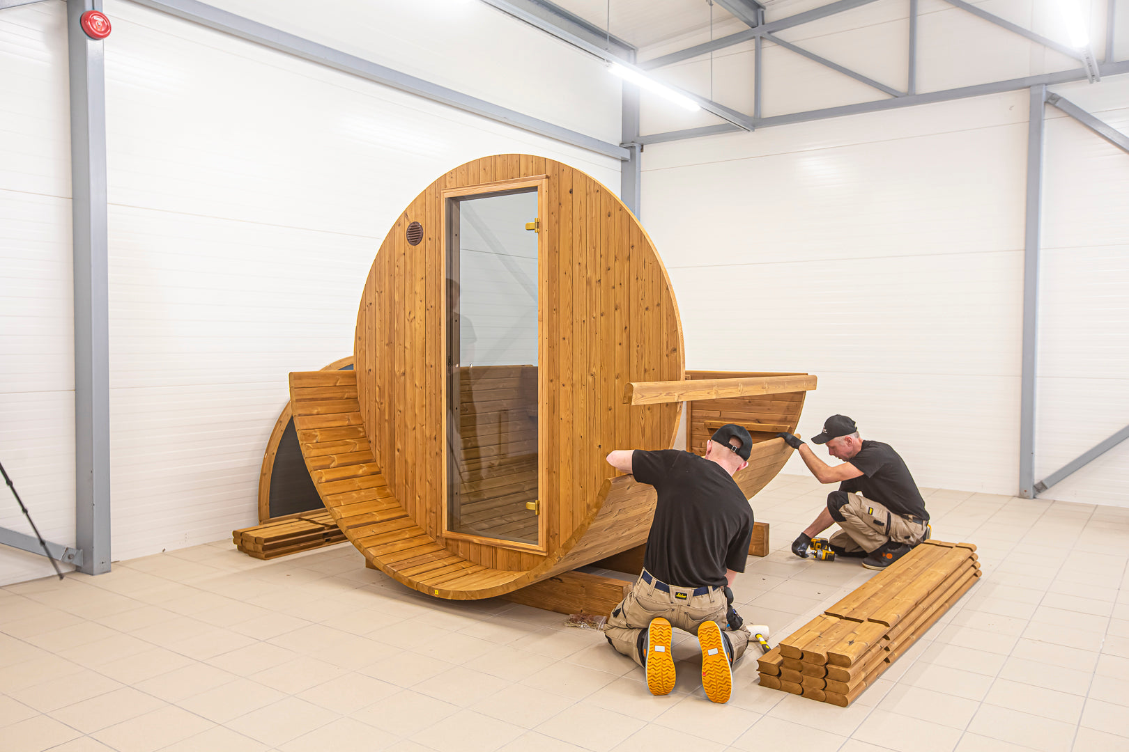 Hekla Buitensauna Cube 210 (zelfbouw (DxB) 210 x 235 cm)