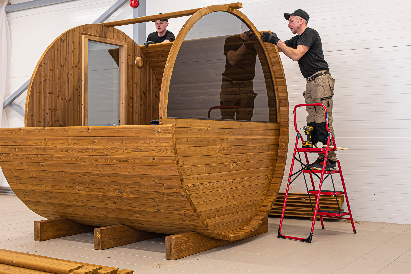 Hekla Buitensauna Cube 210 (zelfbouw (DxB) 210 x 235 cm)