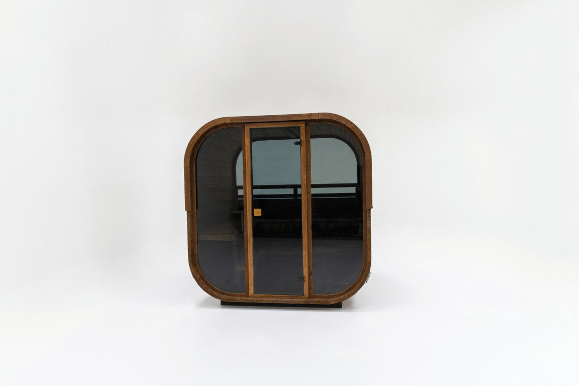 Hekla Buitensauna Cube 210 (zelfbouw (DxB) 210 x 235 cm)