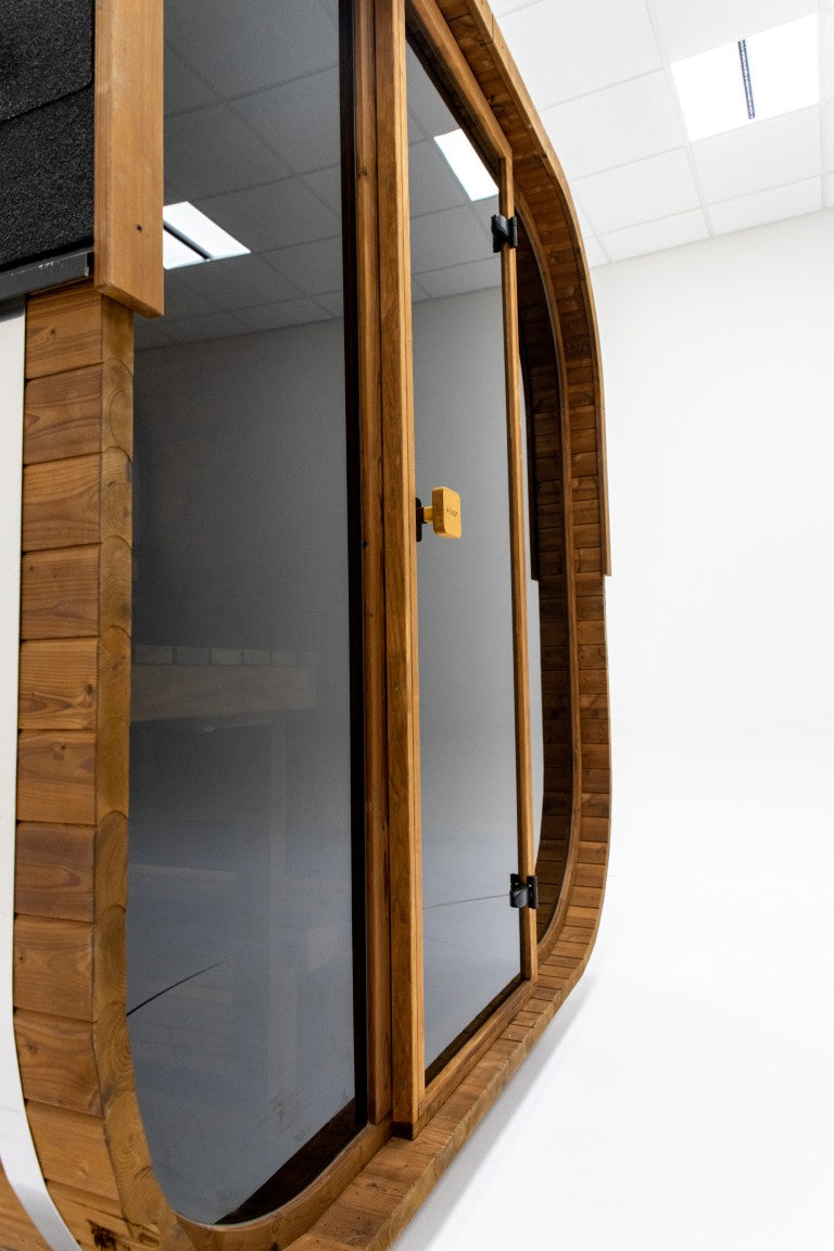 Hekla Buitensauna Cube 210 (zelfbouw (DxB) 210 x 235 cm)