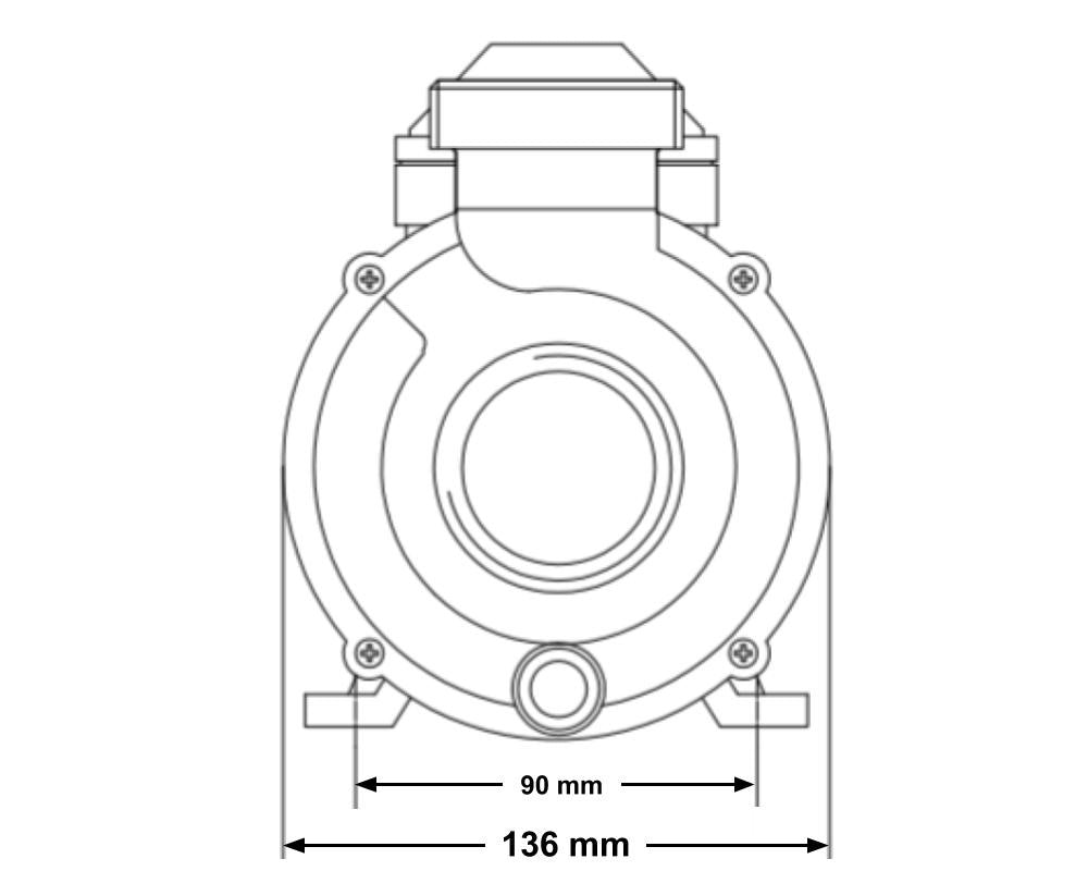Koller Circulatiepomp 136-200WC