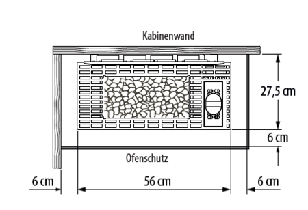 Poêle de sauna bio EOS Gracil W