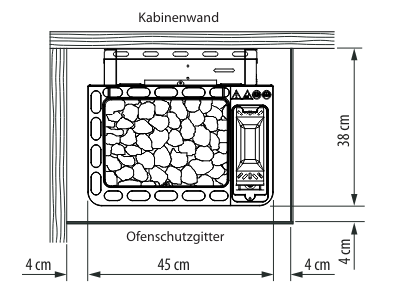 Poêle de sauna EOS Bi-O Thermat W